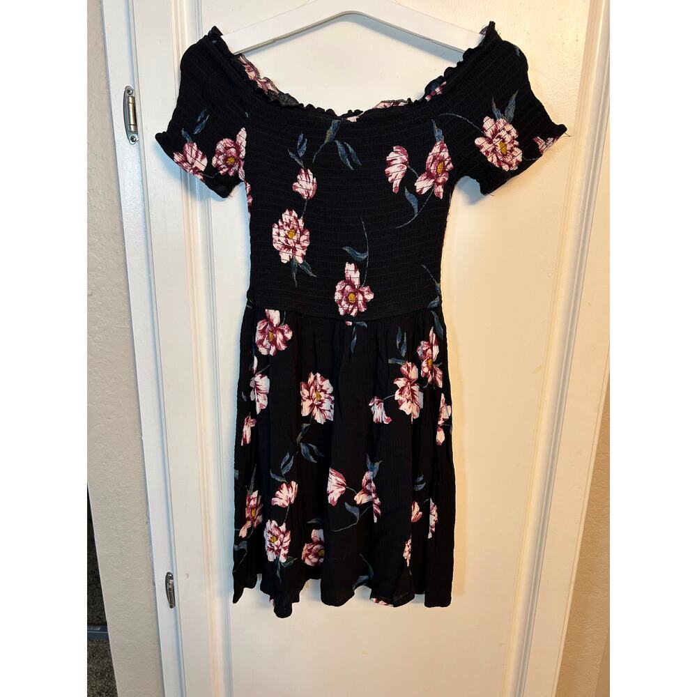 LA Hearts floral smocked mini dress